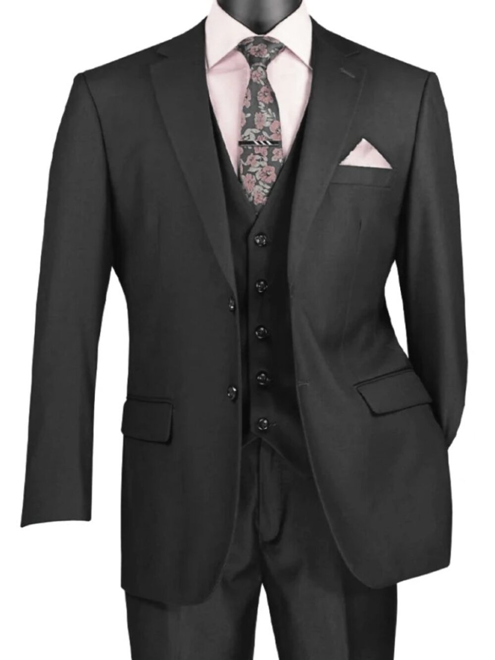 Vinci Coat Blazer Designed In Italy Suit Jacket Men's 46 XL Black NWT